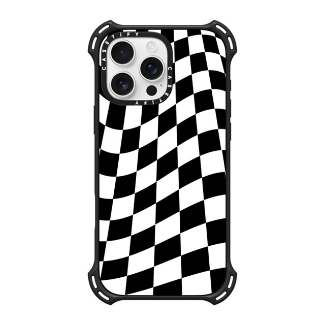 Kate Illustrates x CASETiFY iPhone 16 Pro Max Case Checkered,Pattern Matte Black バウンスケース CHECK Back to School Kate Illustrates x CASETiFY iPhone 16 Pro Max Case Checkered,Pattern Matte Black バウンスケース CHECK Back to School