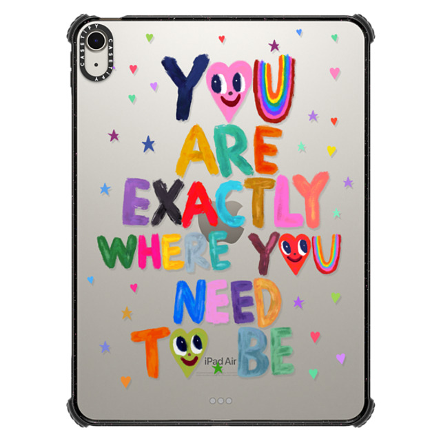 I Scream Colour x CASETiFY iPad Air 11 (M2) ブラック iPad インパクト ケース You are exactly where you need to be