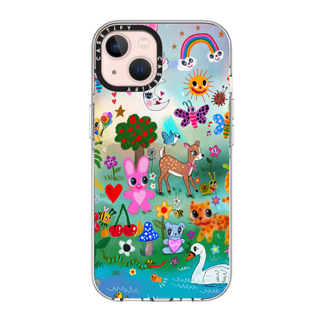 I Scream Colour x CASETiFY iPhone 13 ケース クリア クリア ケース MagSafe対応 POP FANTASY