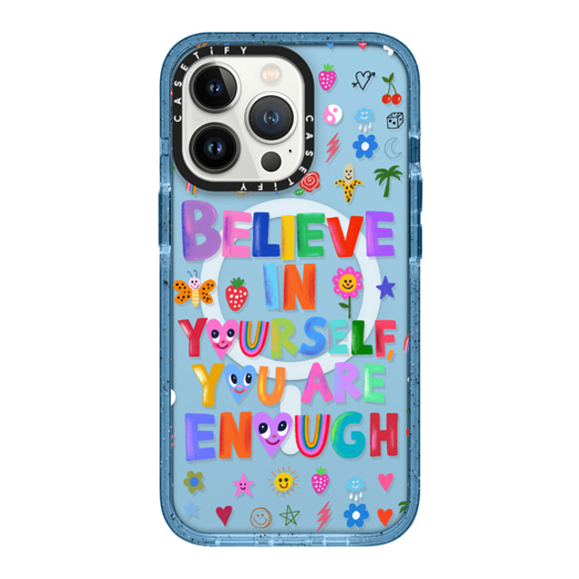 I Scream Colour x CASETiFY iPhone 13 Pro Case Cartoon,Quote ベイビーブルー Impact Case MagSafe Compatible BELIEVE IN YOURSELF Back to School I Scream Colour x CASETiFY iPhone 13 Pro Case Cartoon,Quote ベイビーブルー Impact Case MagSafe Compatible BELIEVE IN YOURSELF Back to School
