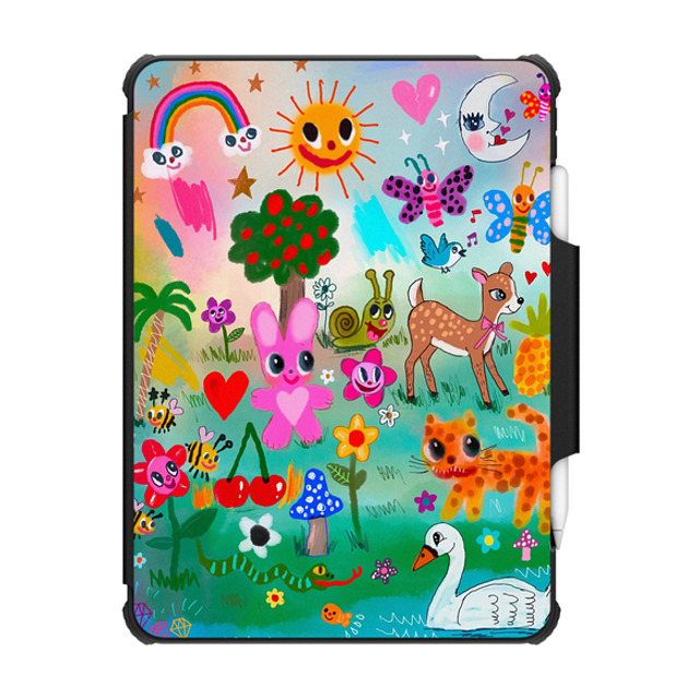 I Scream Colour x CASETiFY iPad Pro 11-inch (第3/4世代) Cartoon,Quote ブラック インパクト フォリオ ケース Pop fantasy Father's Day I Scream Colour x CASETiFY iPad Pro 11-inch (第3/4世代) Cartoon,Quote ブラック インパクト フォリオ ケース Pop fantasy Father's Day