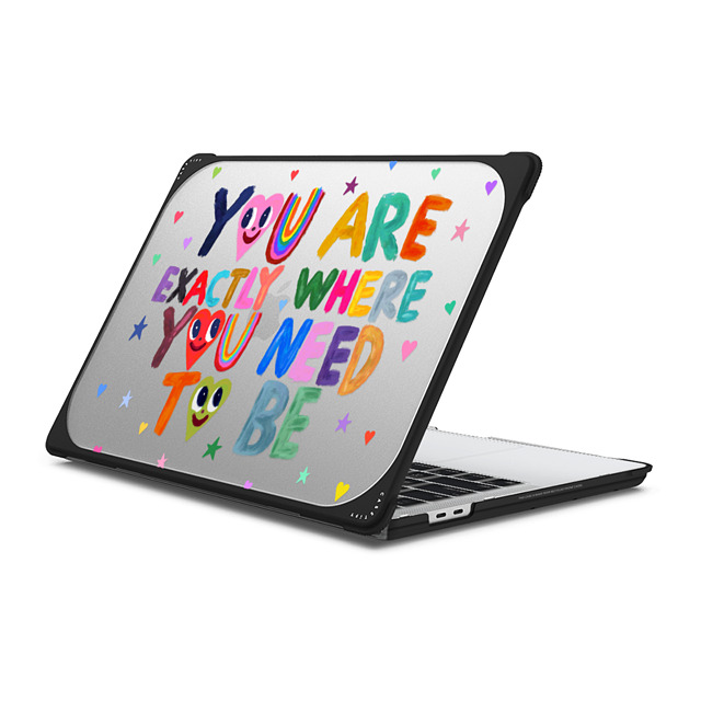 I Scream Colour x CASETiFY MacBook Pro 13-inch (2020 / 2022) ブラック バウンス ケース You are exactly where you need to be