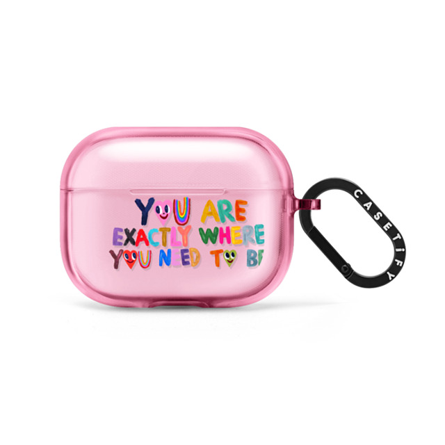 I Scream Colour x CASETiFY AirPods Pro 2 Cartoon,Rainbow Pink Fizz インパクトケース You are exactly where you need to be Mother's Day I Scream Colour x CASETiFY AirPods Pro 2 Cartoon,Rainbow Pink Fizz インパクトケース You are exactly where you need to be Mother's Day