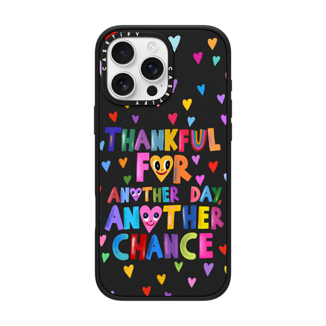 I Scream Colour x CASETiFY iPhone 16 Pro Max ケース Cartoon,Quote マットブラック インパクトケース MagSafe対応 Thankful Mother's Day I Scream Colour x CASETiFY iPhone 16 Pro Max ケース Cartoon,Quote マットブラック インパクトケース MagSafe対応 Thankful Mother's Day
