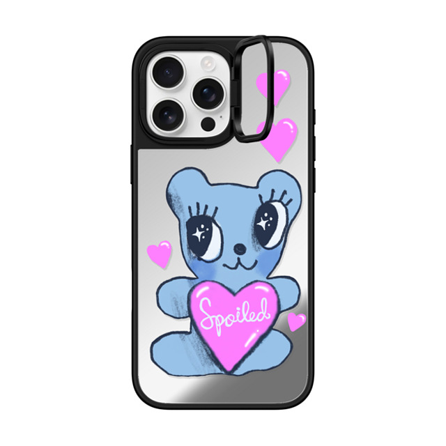 I Scream Colour x CASETiFY iPhone 16 Pro Max Case Silver on Black ミラー リングスタンドケース MagSafe対応 Spoiled I Scream Colour x CASETiFY iPhone 16 Pro Max Case Silver on Black ミラー リングスタンドケース MagSafe対応 Spoiled
