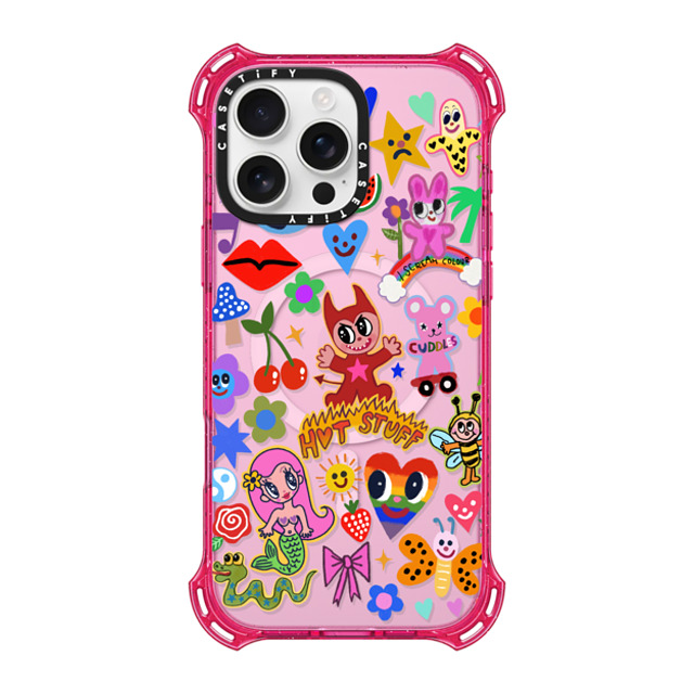 I Scream Colour x CASETiFY iPhone 16 Pro Max Case プリムローズ ピンク バウンスケース HOT STUFF I Scream Colour x CASETiFY iPhone 16 Pro Max Case プリムローズ ピンク バウンスケース HOT STUFF