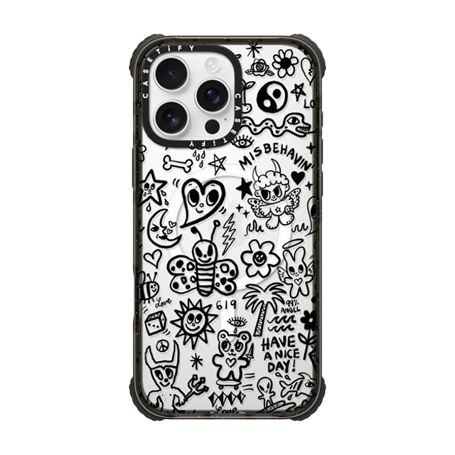 I Scream Colour x CASETiFY iPhone 16 Pro Max Case Black ウルトラ インパクトケース MagSafe 対応 MISBEHAVIN' I Scream Colour x CASETiFY iPhone 16 Pro Max Case Black ウルトラ インパクトケース MagSafe 対応 MISBEHAVIN'