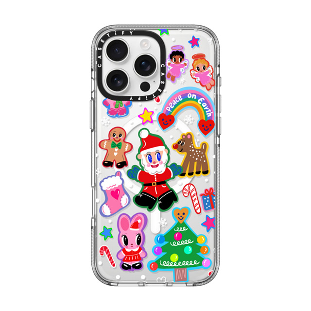 I Scream Colour x CASETiFY iPhone 16 Pro Max ケース クリア クリア ケース MagSafe対応 Santa is coming!