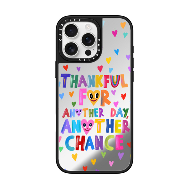 I Scream Colour x CASETiFY iPhone 16 Pro Max ケース Cartoon,Quote Silver on Black ミラーケース MagSafe対応 Thankful Mother's Day I Scream Colour x CASETiFY iPhone 16 Pro Max ケース Cartoon,Quote Silver on Black ミラーケース MagSafe対応 Thankful Mother's Day