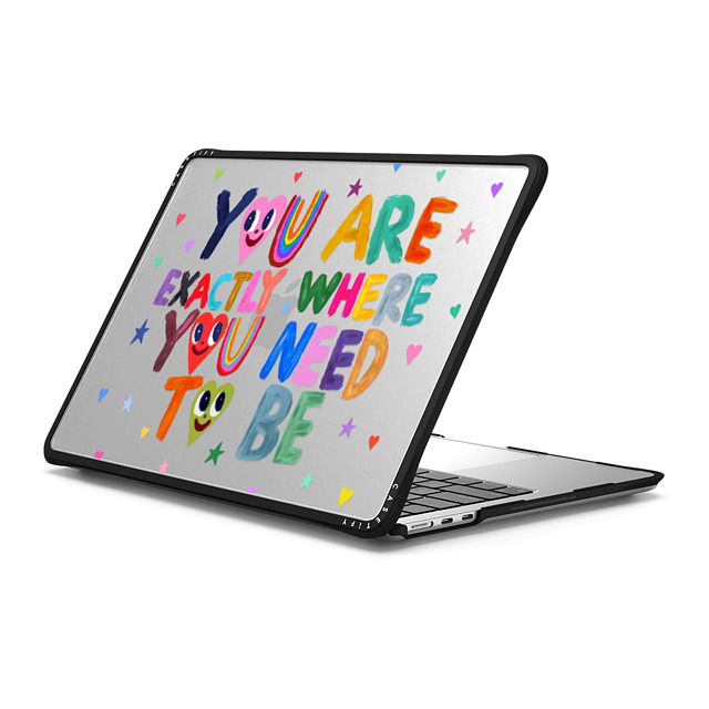 I Scream Colour x CASETiFY MacBook Air 13-inch (2022 / 2024) ブラック インパクト ケース You are exactly where you need to be