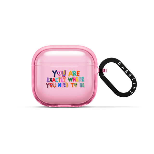 I Scream Colour x CASETiFY AirPods 4 Cartoon,Rainbow Pink Fizz インパクトケース You are exactly where you need to be Mother's Day I Scream Colour x CASETiFY AirPods 4 Cartoon,Rainbow Pink Fizz インパクトケース You are exactly where you need to be Mother's Day