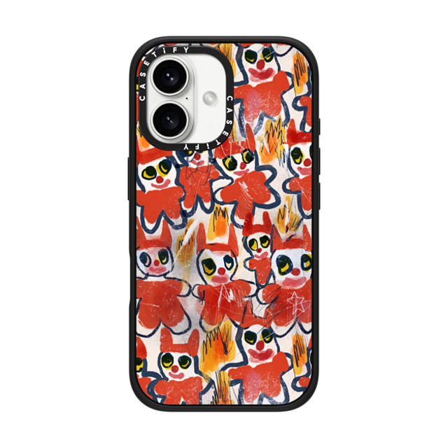 I Scream Colour x CASETiFY iPhone 16 ケース Cartoon,Quote マットブラック インパクトケース MagSafe対応 DEMONS Father's Day I Scream Colour x CASETiFY iPhone 16 ケース Cartoon,Quote マットブラック インパクトケース MagSafe対応 DEMONS Father's Day