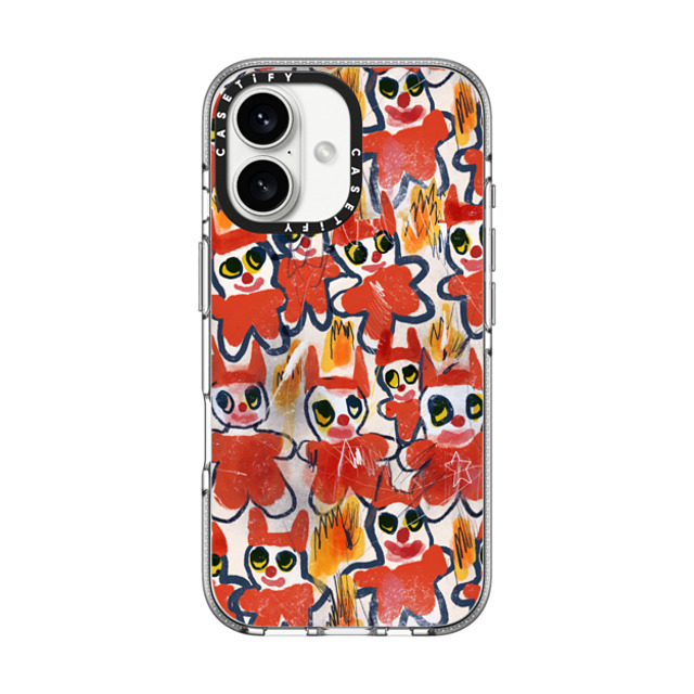 I Scream Colour x CASETiFY iPhone 16 ケース Cartoon,Quote クリア クリア ケース MagSafe対応 DEMONS Father's Day I Scream Colour x CASETiFY iPhone 16 ケース Cartoon,Quote クリア クリア ケース MagSafe対応 DEMONS Father's Day