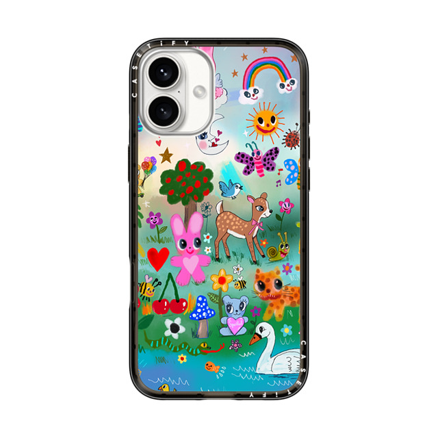 I Scream Colour x CASETiFY iPhone 16 Plus Case Black インパクトライトケース POP FANTASY I Scream Colour x CASETiFY iPhone 16 Plus Case Black インパクトライトケース POP FANTASY