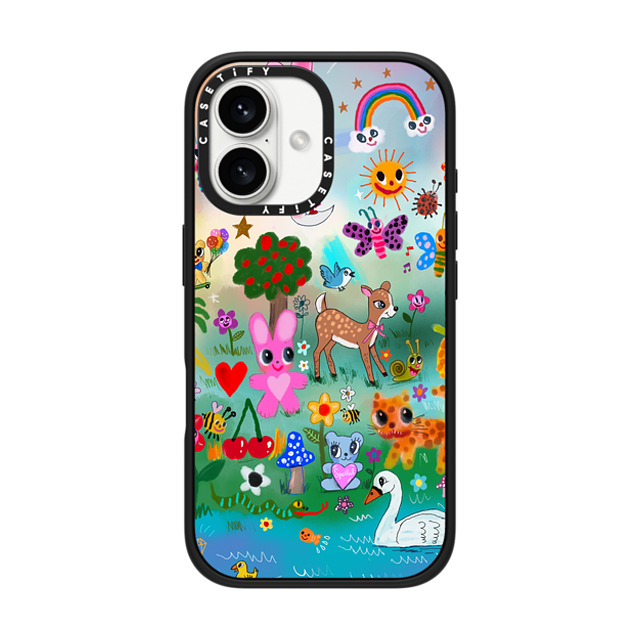 I Scream Colour x CASETiFY iPhone 16 Case Matte Black Impact Case POP FANTASY I Scream Colour x CASETiFY iPhone 16 Case Matte Black Impact Case POP FANTASY