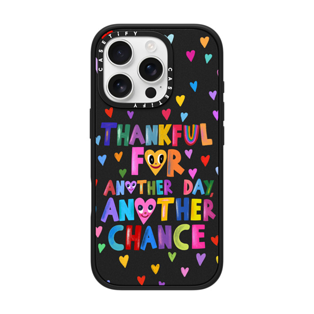 I Scream Colour x CASETiFY iPhone 16 Pro ケース Cartoon,Quote マットブラック インパクトケース MagSafe対応 Thankful Mother's Day I Scream Colour x CASETiFY iPhone 16 Pro ケース Cartoon,Quote マットブラック インパクトケース MagSafe対応 Thankful Mother's Day