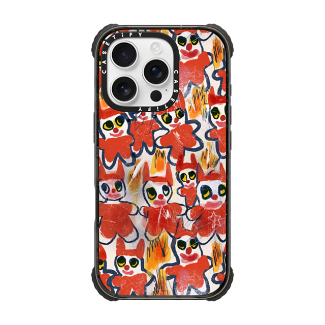 I Scream Colour x CASETiFY iPhone 16 Pro ケース Cartoon,Quote ブラック ウルトラ インパクトケース MagSafe 対応 DEMONS Father's Day I Scream Colour x CASETiFY iPhone 16 Pro ケース Cartoon,Quote ブラック ウルトラ インパクトケース MagSafe 対応 DEMONS Father's Day