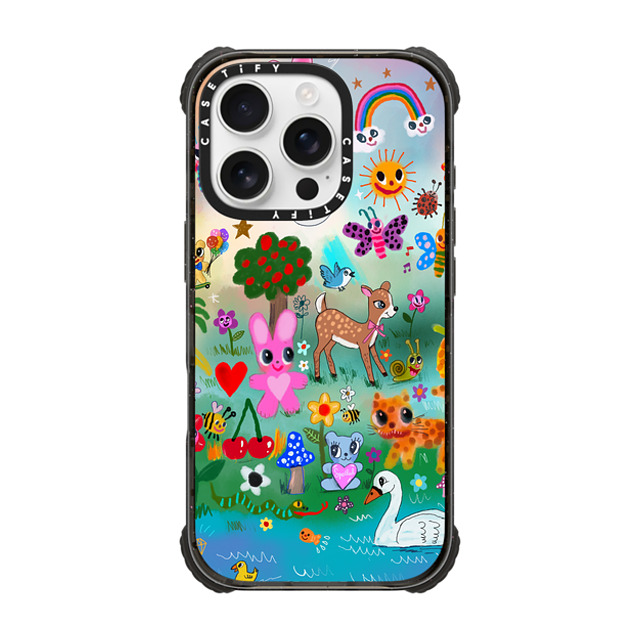 I Scream Colour x CASETiFY iPhone 16 Pro Case Black ウルトラ インパクトケース MagSafe 対応 POP FANTASY I Scream Colour x CASETiFY iPhone 16 Pro Case Black ウルトラ インパクトケース MagSafe 対応 POP FANTASY