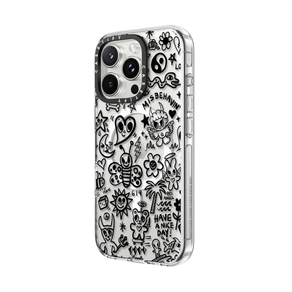 Clear iPhone 16 Pro Case MagSafe Compatible - MISBEHAVIN'