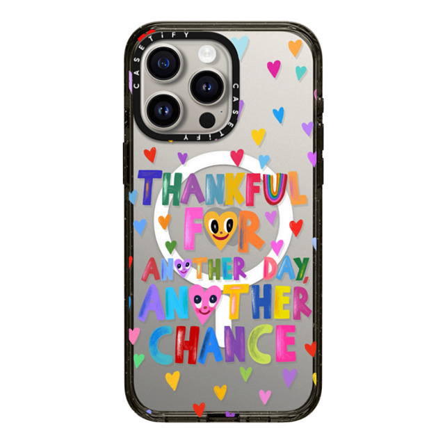 I Scream Colour x CASETiFY iPhone 15 Pro Max ケース Cartoon,Quote ブラック インパクトケース MagSafe対応 Thankful Mother's Day I Scream Colour x CASETiFY iPhone 15 Pro Max ケース Cartoon,Quote ブラック インパクトケース MagSafe対応 Thankful Mother's Day