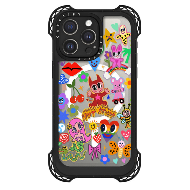 I Scream Colour x CASETiFY iPhone 15 Pro Max Case Cartoon,Quote Black ウルトラ バウンスケース MagSafe対応 HOT STUFF Back to School I Scream Colour x CASETiFY iPhone 15 Pro Max Case Cartoon,Quote Black ウルトラ バウンスケース MagSafe対応 HOT STUFF Back to School