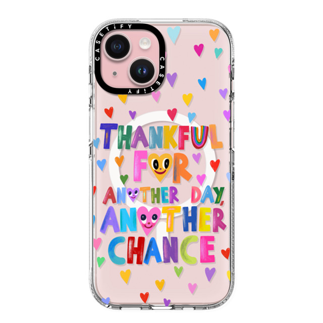 I Scream Colour x CASETiFY iPhone 15 ケース Cartoon,Quote クリア クリア ケース MagSafe対応 Thankful Mother's Day I Scream Colour x CASETiFY iPhone 15 ケース Cartoon,Quote クリア クリア ケース MagSafe対応 Thankful Mother's Day