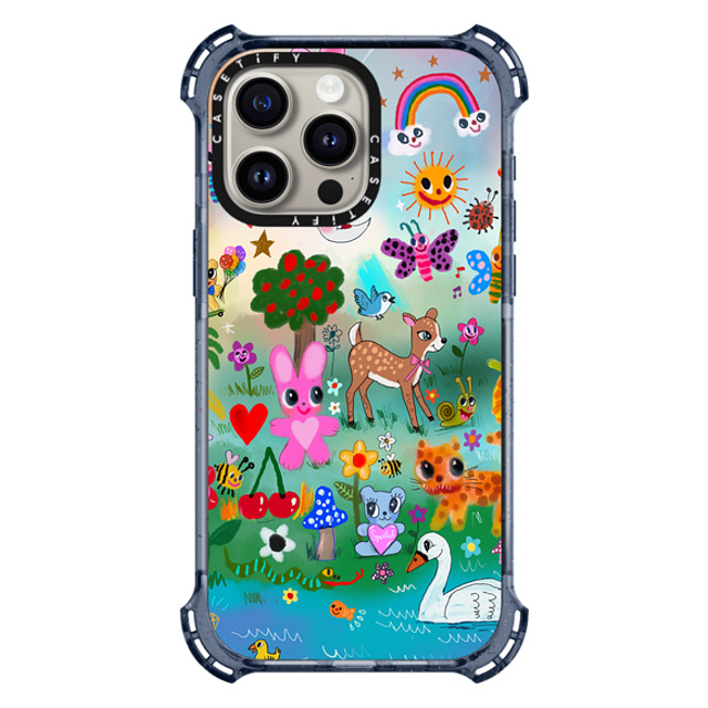 I Scream Colour x CASETiFY iPhone 15 Pro Max Case Classic Blue バウンスケース POP FANTASY I Scream Colour x CASETiFY iPhone 15 Pro Max Case Classic Blue バウンスケース POP FANTASY