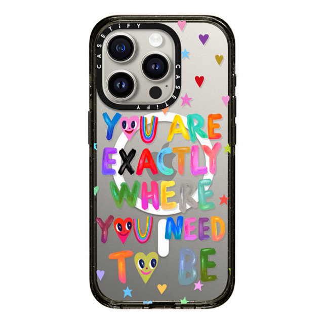 I Scream Colour x CASETiFY iPhone 15 Pro Case Black Impact Case MagSafe Compatible You are exactly where you need to be Back to School I Scream Colour x CASETiFY iPhone 15 Pro Case Black Impact Case MagSafe Compatible You are exactly where you need to be Back to School