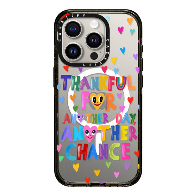 I Scream Colour x CASETiFY iPhone 15 Pro ケース Cartoon,Quote ブラック インパクトケース MagSafe対応 Thankful Mother's Day I Scream Colour x CASETiFY iPhone 15 Pro ケース Cartoon,Quote ブラック インパクトケース MagSafe対応 Thankful Mother's Day