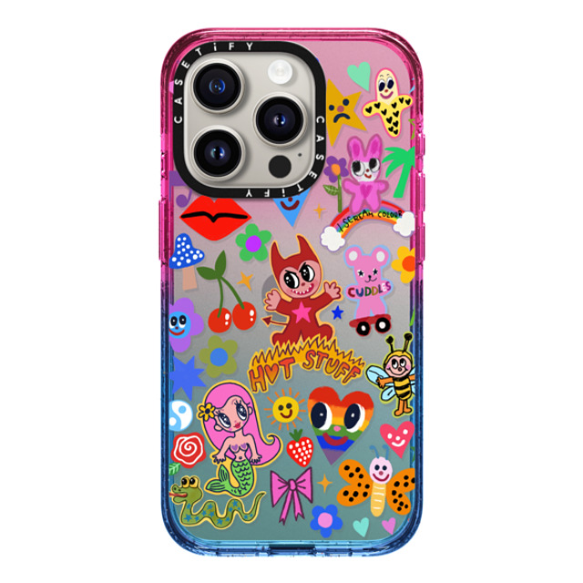 I Scream Colour x CASETiFY iPhone 15 Pro ケース Cartoon,Quote Cotton Candy インパクトケース HOT STUFF Mother's Day I Scream Colour x CASETiFY iPhone 15 Pro ケース Cartoon,Quote Cotton Candy インパクトケース HOT STUFF Mother's Day