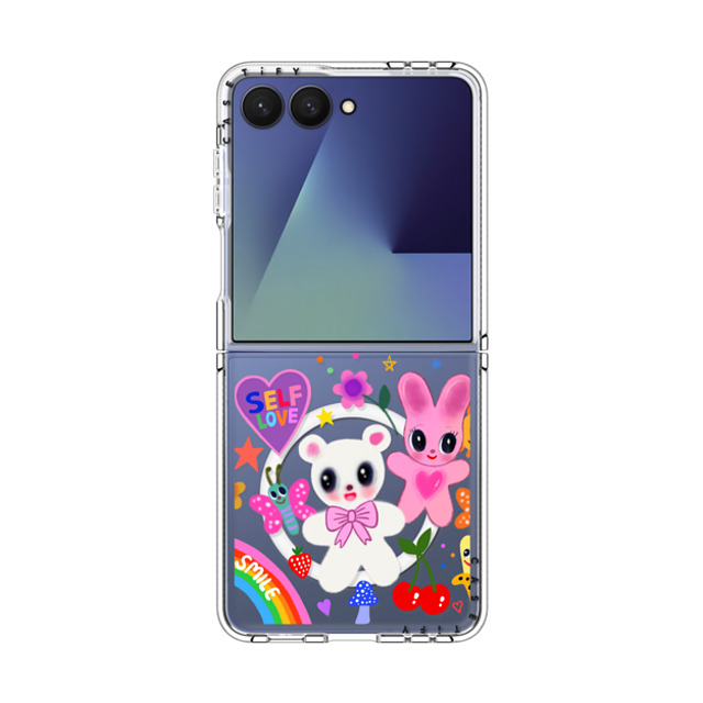 I Scream Colour x CASETiFY Galaxy Z Flip7 ケース Cartoon,Quote クリア マグネット式 インパクトケース ステッカー I Scream Colour x CASETiFY Galaxy Z Flip7 ケース Cartoon,Quote クリア マグネット式 インパクトケース ステッカー