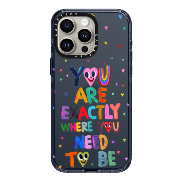 I Scream Colour x CASETiFY iPhone 15 Pro Max Case Cartoon,Rainbow Classic Blue Impact Case You are exactly where you need to be Back to School I Scream Colour x CASETiFY iPhone 15 Pro Max Case Cartoon,Rainbow Classic Blue Impact Case You are exactly where you need to be Back to School