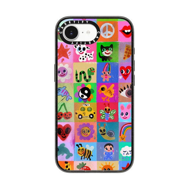 I Scream Colour x CASETiFY iPhone 16e Case Sticker,Cat Black Impact Case MagSafe Compatible Pop Back to School I Scream Colour x CASETiFY iPhone 16e Case Sticker,Cat Black Impact Case MagSafe Compatible Pop Back to School