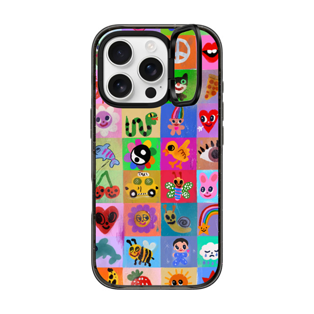 I Scream Colour x CASETiFY iPhone 16 Pro Case Sticker,Cat Black インパクトリングスタンドケース MagSafe対応 Pop Back to School I Scream Colour x CASETiFY iPhone 16 Pro Case Sticker,Cat Black インパクトリングスタンドケース MagSafe対応 Pop Back to School