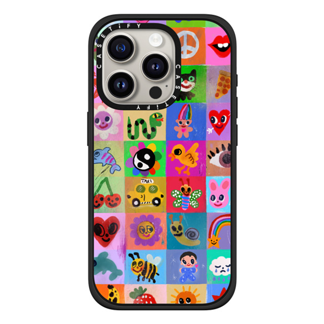 I Scream Colour x CASETiFY iPhone 15 Pro Case Sticker,Cat Matte Black Impact Case MagSafe Compatible Pop Back to School I Scream Colour x CASETiFY iPhone 15 Pro Case Sticker,Cat Matte Black Impact Case MagSafe Compatible Pop Back to School