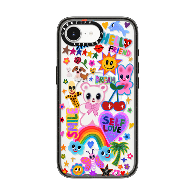 I Scream Colour x CASETiFY iPhone 16e Case Sticker,Summer Black Impact Case MagSafe Compatible ステッカー Back to School I Scream Colour x CASETiFY iPhone 16e Case Sticker,Summer Black Impact Case MagSafe Compatible ステッカー Back to School