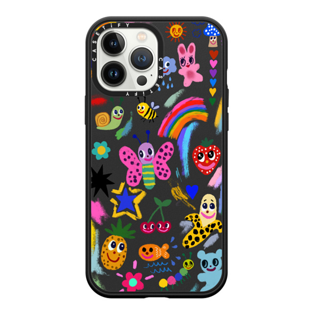 I Scream Colour x CASETiFY iPhone 13 Pro Max ケース Sticker,Butterfly マットブラック インパクトケース Good vibes Father's Day I Scream Colour x CASETiFY iPhone 13 Pro Max ケース Sticker,Butterfly マットブラック インパクトケース Good vibes Father's Day