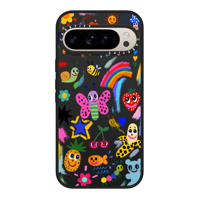 I Scream Colour x CASETiFY Pixel 9 Pro XL Case Sticker,Butterfly マットブラック マグネット式 インパクトケース Good vibes New iPhone I Scream Colour x CASETiFY Pixel 9 Pro XL Case Sticker,Butterfly マットブラック マグネット式 インパクトケース Good vibes New iPhone