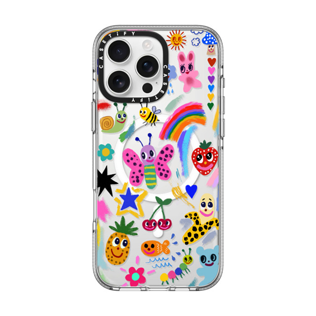 I Scream Colour x CASETiFY iPhone 16 Pro Max ケース クリア クリア ケース MagSafe対応 Good vibes