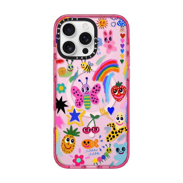 I Scream Colour x CASETiFY iPhone 16 Pro Max ケース Sticker,Butterfly Pink Fizz インパクトケース MagSafe対応 Good vibes Back to School I Scream Colour x CASETiFY iPhone 16 Pro Max ケース Sticker,Butterfly Pink Fizz インパクトケース MagSafe対応 Good vibes Back to School