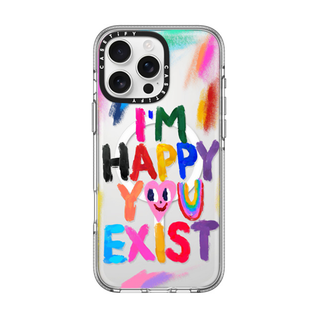 I Scream Colour x CASETiFY iPhone 16 Pro Max Case Heart,Cartoon クリア クリア ケース MagSafe対応 Happy you exist Back to School I Scream Colour x CASETiFY iPhone 16 Pro Max Case Heart,Cartoon クリア クリア ケース MagSafe対応 Happy you exist Back to School