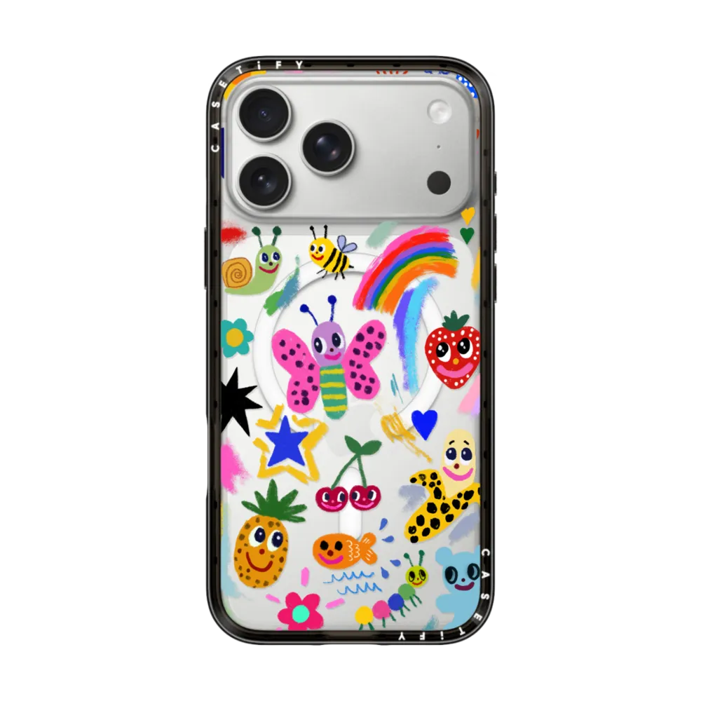 Compact iPhone 17 Pro Max Case MagSafe Compatible - Good vibes