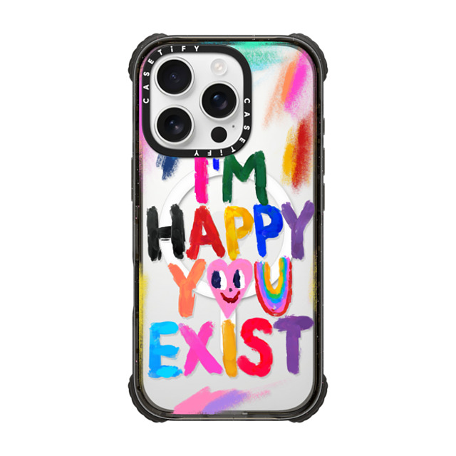 I Scream Colour x CASETiFY iPhone 16 Pro Case Heart,Cartoon Black ウルトラ インパクトケース MagSafe 対応 Happy you exist Back to School I Scream Colour x CASETiFY iPhone 16 Pro Case Heart,Cartoon Black ウルトラ インパクトケース MagSafe 対応 Happy you exist Back to School