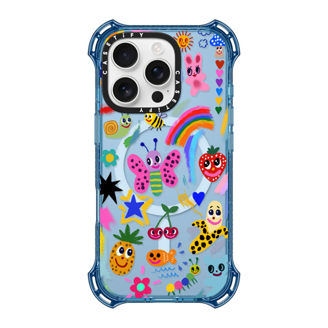 I Scream Colour x CASETiFY iPhone 16 Pro Case Sticker,Butterfly ベイビーブルー バウンスケース Good vibes Mother's Day I Scream Colour x CASETiFY iPhone 16 Pro Case Sticker,Butterfly ベイビーブルー バウンスケース Good vibes Mother's Day