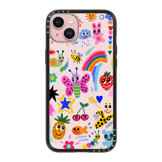 I Scream Colour x CASETiFY iPhone 15 Plus Case Sticker,Butterfly Black インパクトライトケース Good vibes Back to School I Scream Colour x CASETiFY iPhone 15 Plus Case Sticker,Butterfly Black インパクトライトケース Good vibes Back to School