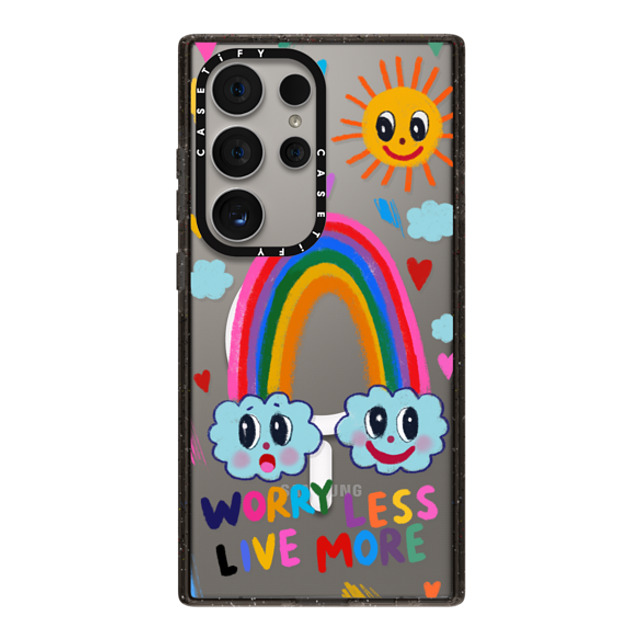 I Scream Colour x CASETiFY Galaxy S24 Ultra ケース Summer,Heart ブラック Impact Magnetic Case Worry less, live more I Scream Colour x CASETiFY Galaxy S24 Ultra ケース Summer,Heart ブラック Impact Magnetic Case Worry less, live more