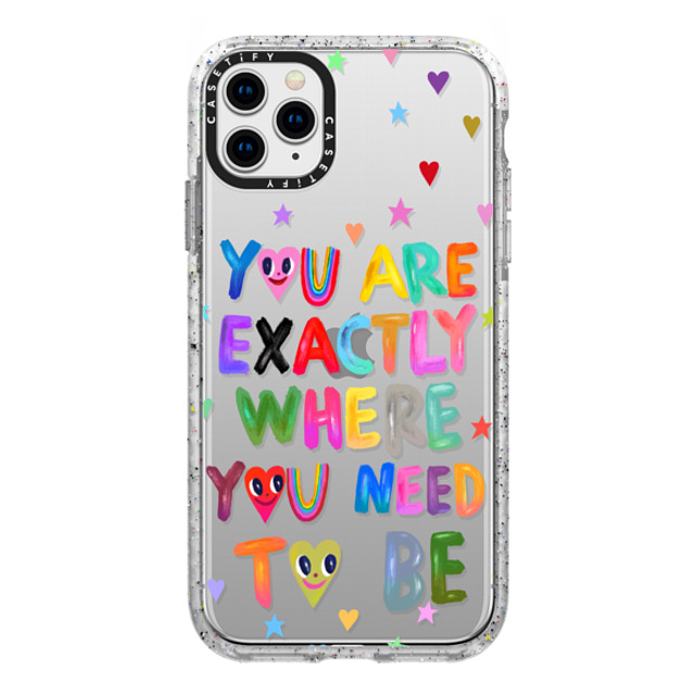 I Scream Colour x CASETiFY iPhone 11 Pro Max ケース フロスト インパクトケース You are exactly where you need to be