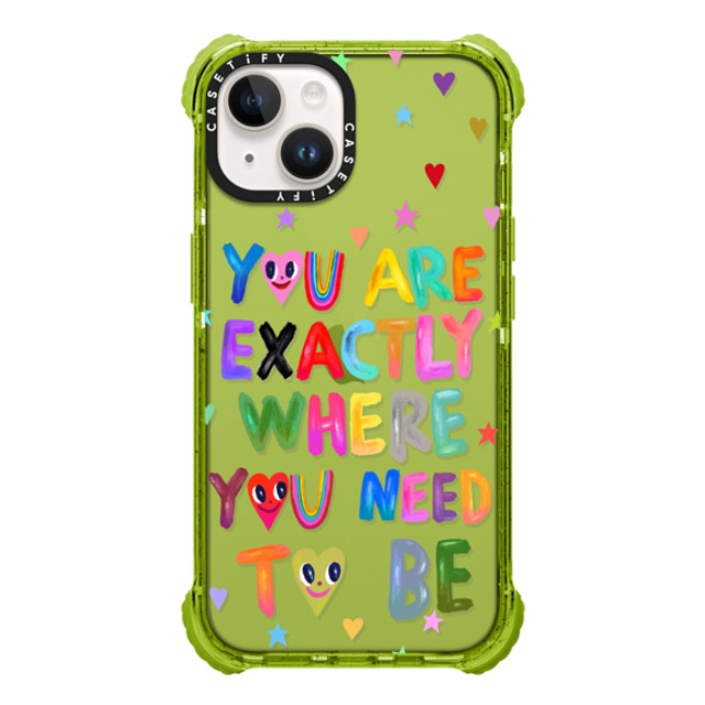 I Scream Colour x CASETiFY iPhone 14 Case Kiwi ウルトラインパクトケース You are exactly where you need to be I Scream Colour x CASETiFY iPhone 14 Case Kiwi ウルトラインパクトケース You are exactly where you need to be