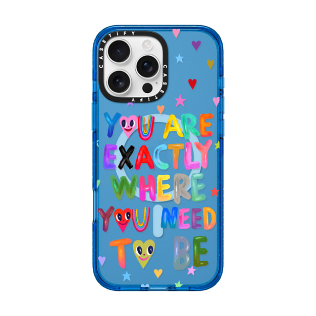 I Scream Colour x CASETiFY iPhone 16 Pro Max Case スカイブルー Impact Case MagSafe Compatible You are exactly where you need to be I Scream Colour x CASETiFY iPhone 16 Pro Max Case スカイブルー Impact Case MagSafe Compatible You are exactly where you need to be