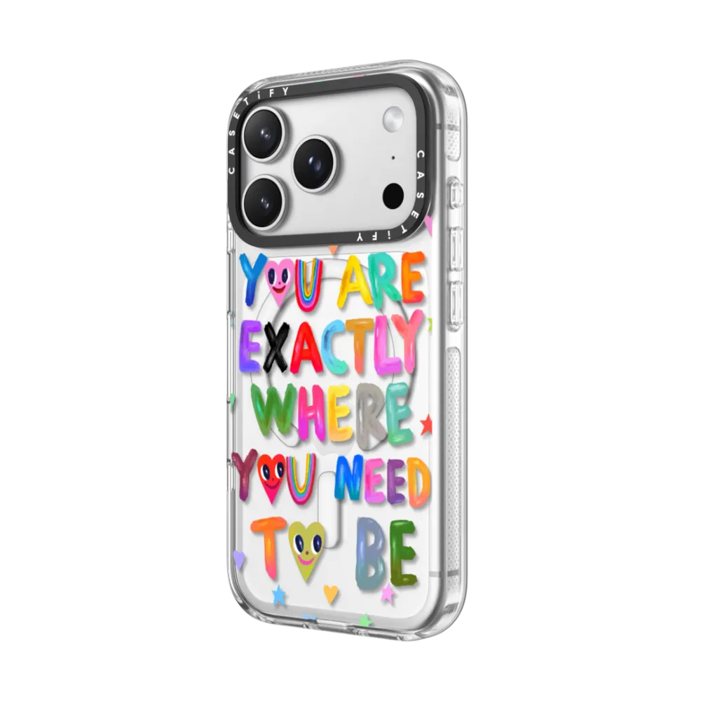 Compact iPhone 17 Pro Max Case MagSafe Compatible - You are exactly where you need to be